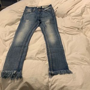 Indigo Rein casual distressed skinny jeans